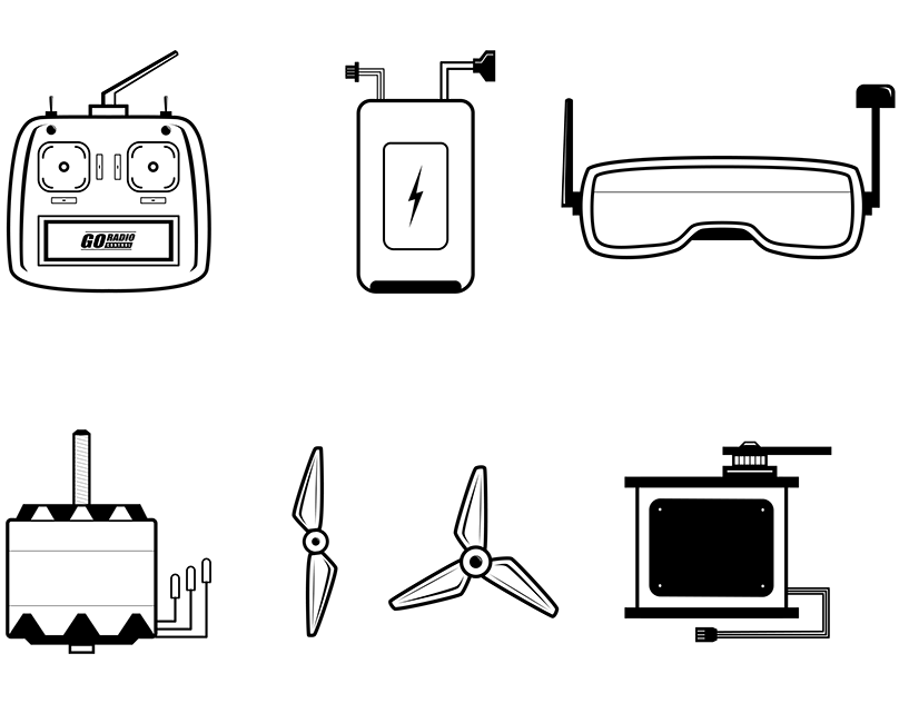 Thumbnail of all vector icons in the pack
